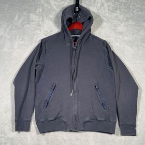 Mack Weldon Hoodie Mens Medium Blue‎ Long Sleeve Full Zip Jacket